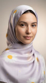 شال ساتن برند lam